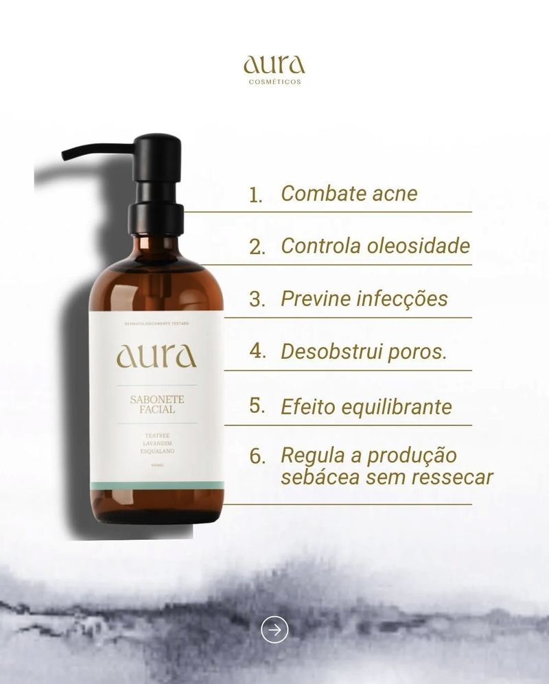 Sabonete Facial Aura